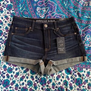 American Eagle Hi-Rise Shortie Shorts